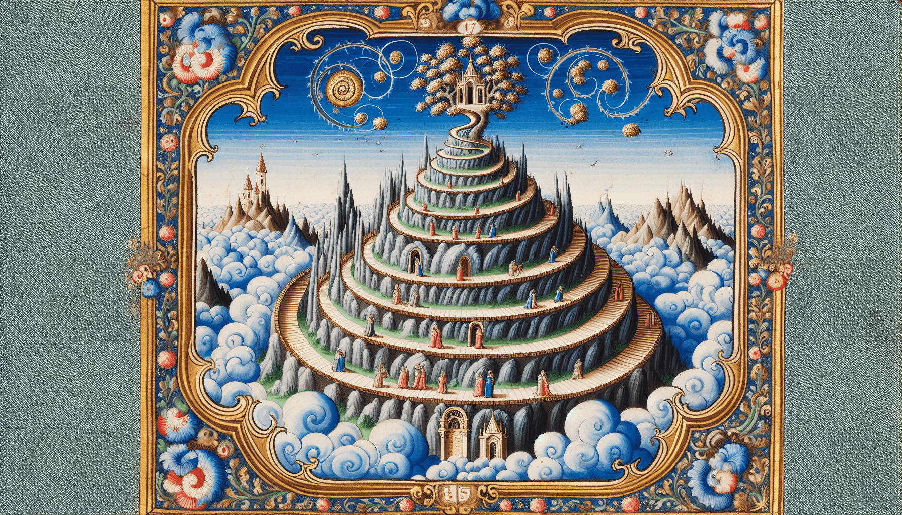 Purgatory with a geometric background